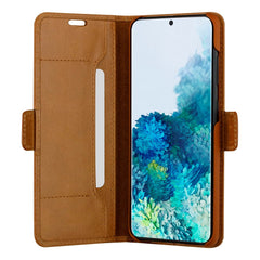 Samsung Galaxy S20+ (Plus) dbramante1928 Copenhagen Slim Ægte Læder Flip Cover m. Pung - Tan