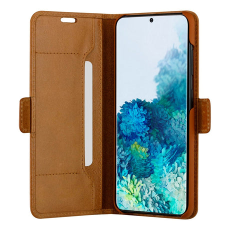 Samsung Galaxy S20+ (Plus) dbramante1928 Copenhagen Slim Ægte Læder Flip Cover m. Pung - Tan