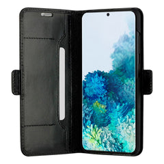 Samsung Galaxy S20+ (Plus) dbramante1928 Copenhagen Slim Ægte Læder Flip Cover m. Pung - Black
