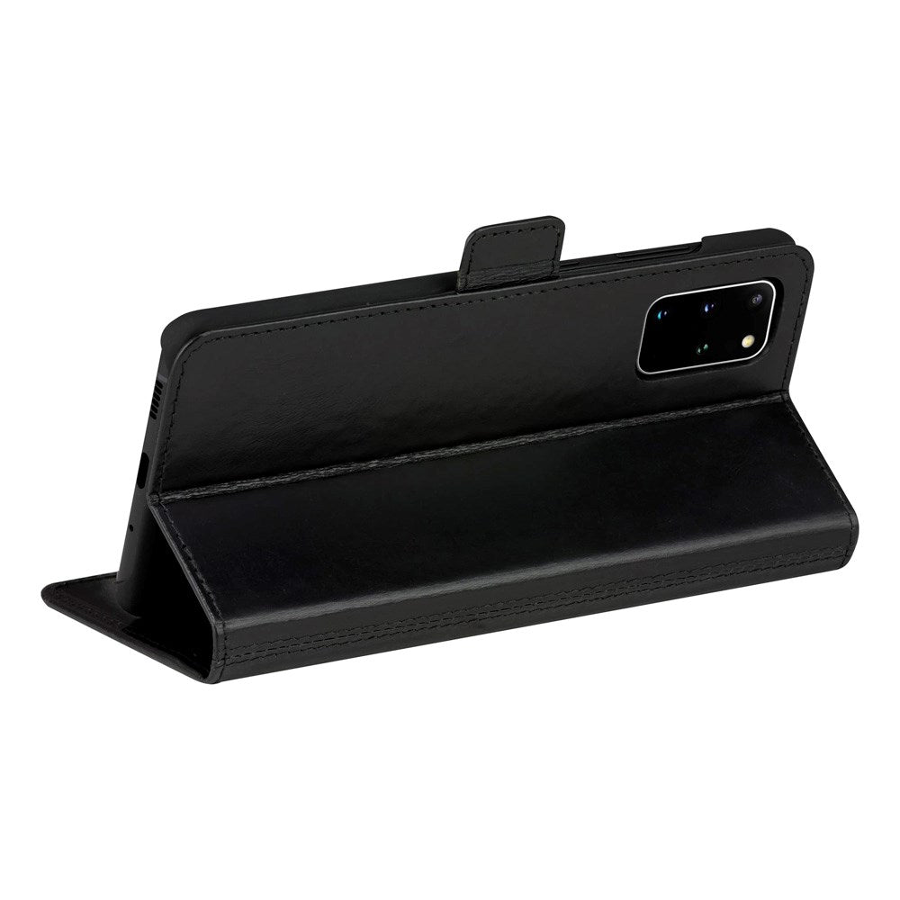 Samsung Galaxy S20+ (Plus) dbramante1928 Copenhagen Slim Ægte Læder Flip Cover m. Pung - Black