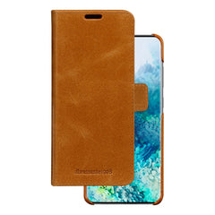 Samsung Galaxy S20+ (Plus) dbramante1928 Lynge 2-i-1 Ægte Læder Flip Cover - Tan