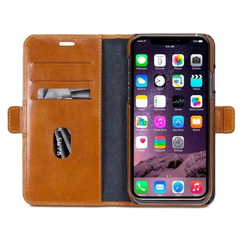 iPhone 12 Mini dbramante1928 Lynge Ægte Læder Magnet Cover - Brun