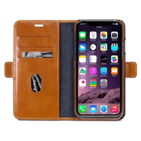 iPhone 12 Mini dbramante1928 Lynge Ægte Læder Magnet Cover - Brun
