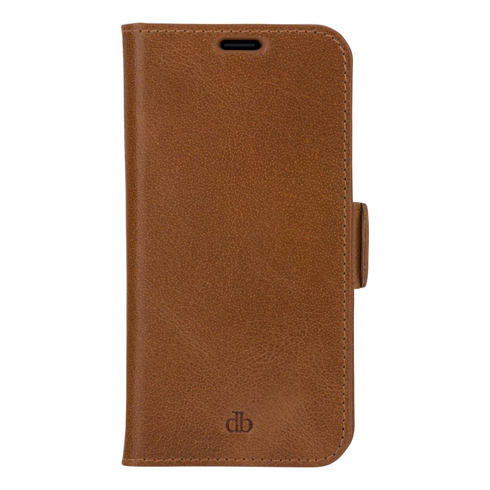 iPhone 13 dbramante1928 Copenhagen Slim Ægte Læder Cover m. Pung - Tan