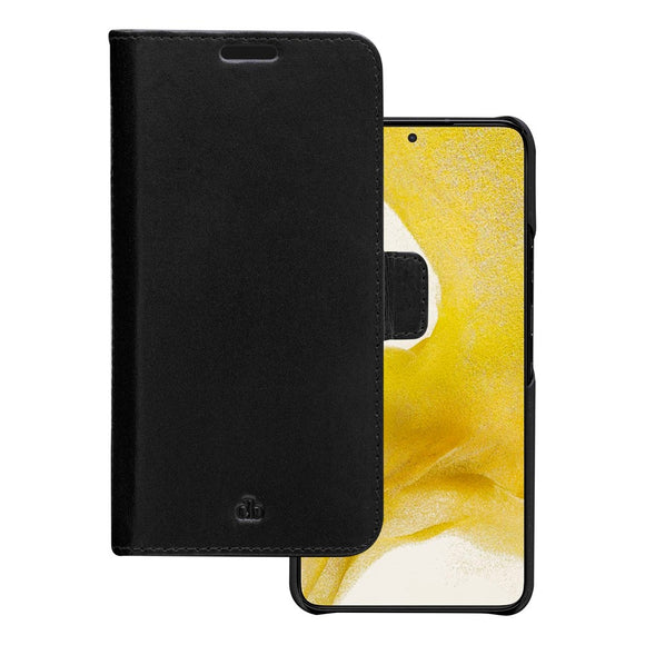 Samsung Galaxy S22+ (Plus) dbramante1928 Lynge 2-i-1 Ægte Læder Flip Cover - Black