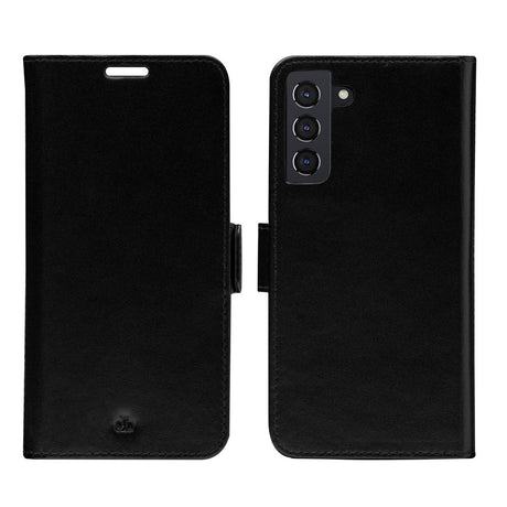 Samsung Galaxy S22+ (Plus) dbramante1928 Lynge 2-i-1 Ægte Læder Flip Cover - Black