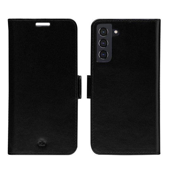 Samsung Galaxy S22+ (Plus) dbramante1928 Lynge 2-i-1 Ægte Læder Flip Cover - Black