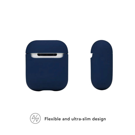 dbramante1928 AirPods (1 & 2. gen.) Costa Rica Silikone Cover - 100% Genbrugsplast - Pacific Blue