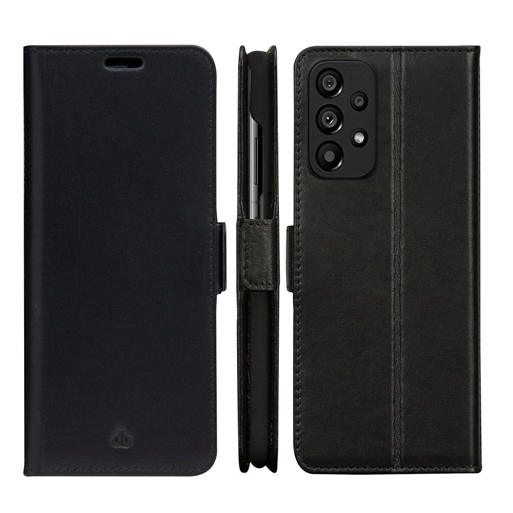 Samsung Galaxy A53 dbramante1928 Copenhagen Slim Ægte Læder Cover m. Pung - Black