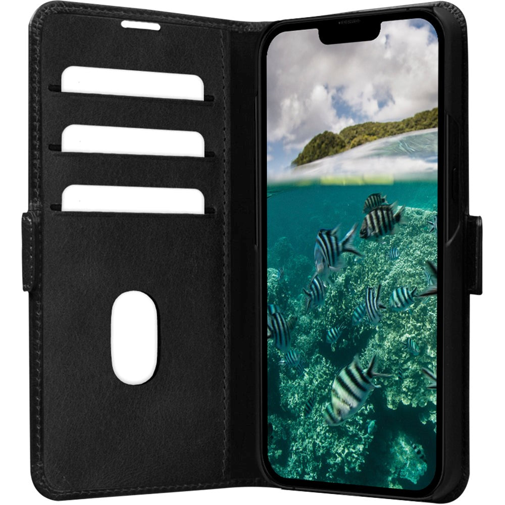 Samsung Galaxy Z Fold4 dbramante1928 Copenhagen Slim Ægte Læder Cover m. Pung - Black