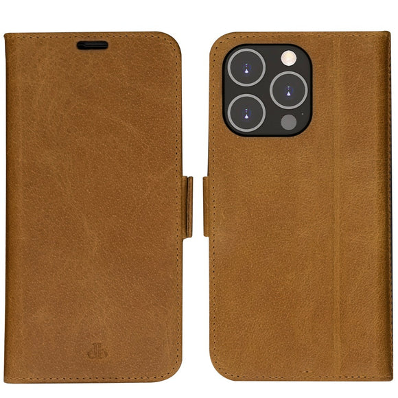 iPhone 14 Pro Max dbramante1928 Copenhagen Slim Ægte Læder Cover m. Pung - Tan