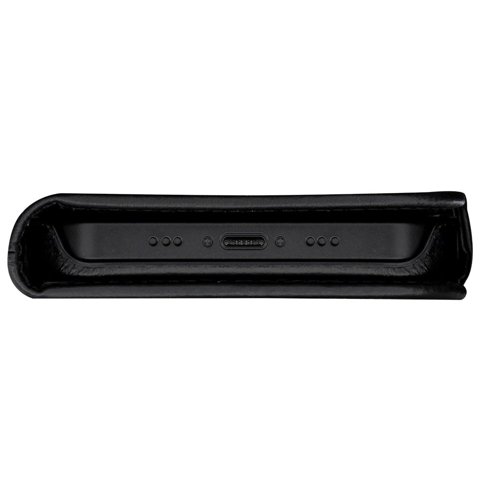 iPhone 14 dbramante1928 Lynge Ægte Læder Magnet Cover - Black