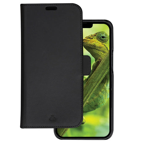 iPhone 14 Pro Max dbramante1928 Lynge Ægte Læder Magnet Cover - Black