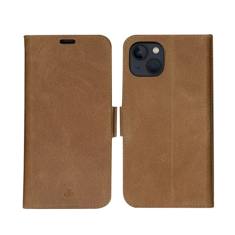iPhone 13 dbramante1928 Copenhagen Ægte Læder Cover m. Pung - Tan