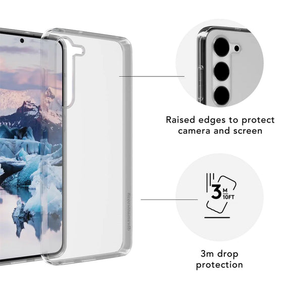 dbramante1928 Samsung Galaxy S23 Iceland Pro Cover - 100% Genbrugsplast - Gennemsigtig