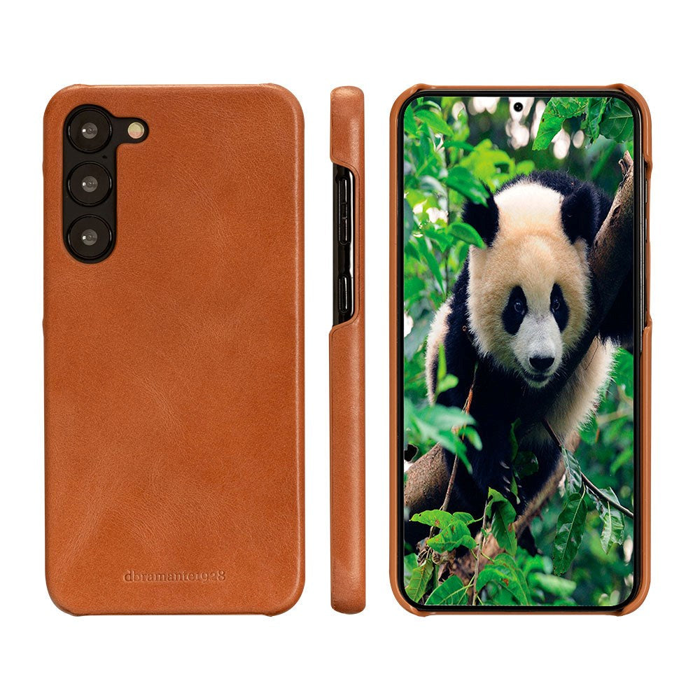 Samsung Galaxy S23+ (Plus) dbramante1928 Lynge Ægte Læder Magnet Cover - Tan