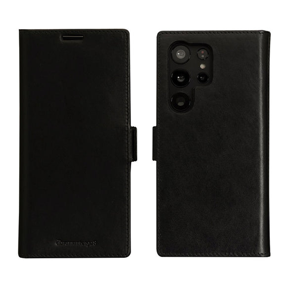 Samsung Galaxy S23 Ultra dbramante1928 Lynge Ægte Læder Magnet Cover - Black