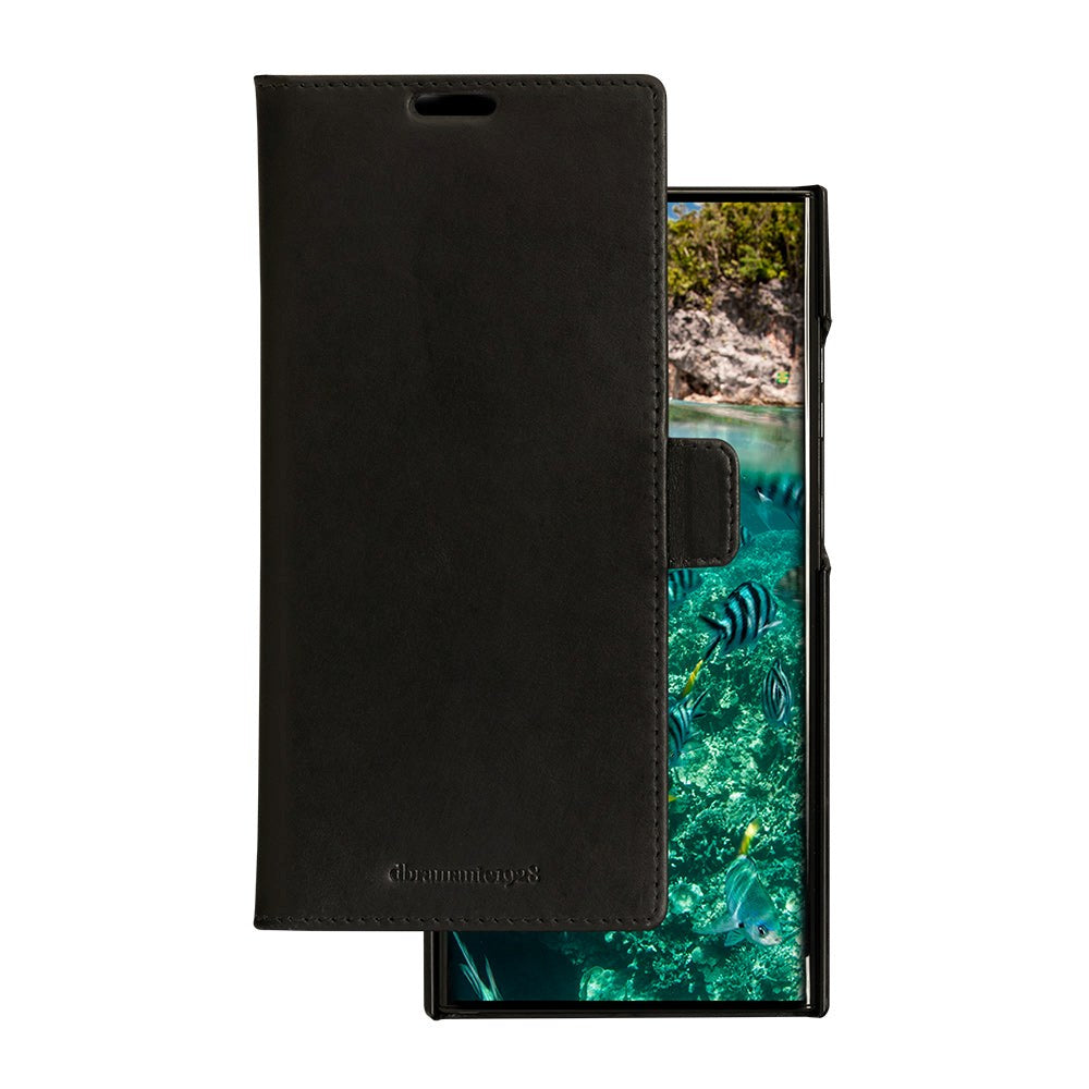 Samsung Galaxy S23 Ultra dbramante1928 Lynge Ægte Læder Magnet Cover - Black