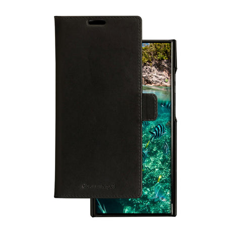 Samsung Galaxy S23 Ultra dbramante1928 Lynge Ægte Læder Magnet Cover - Black