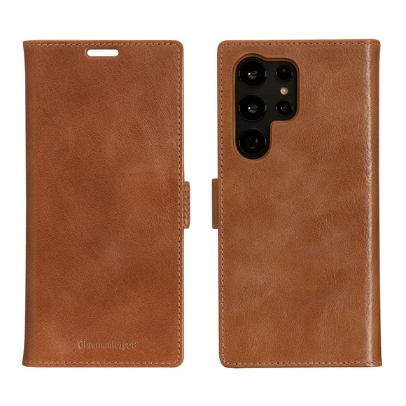 Samsung Galaxy S23 Ultra dbramante1928 Lynge Ægte Læder Magnet Cover - Tan
