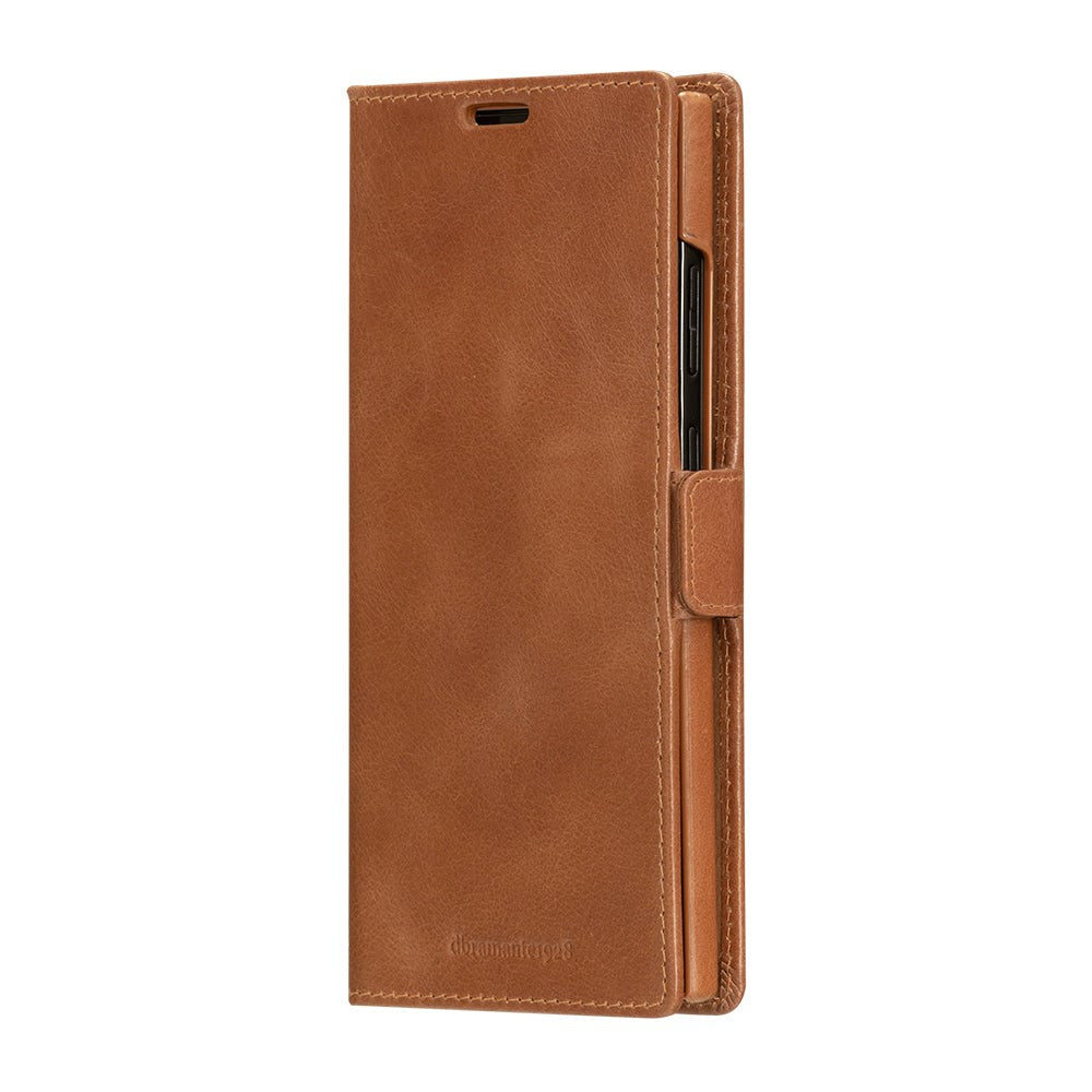 Samsung Galaxy S23 Ultra dbramante1928 Lynge Ægte Læder Magnet Cover - Tan