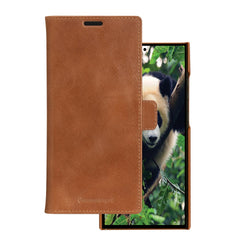 Samsung Galaxy S23 Ultra dbramante1928 Lynge Ægte Læder Magnet Cover - Tan