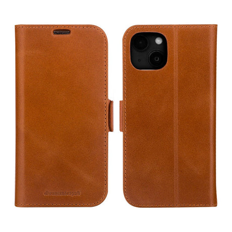iPhone 15 dbramante1928 Copenhagen Slim Ægte Læder Cover m. Pung - Tan