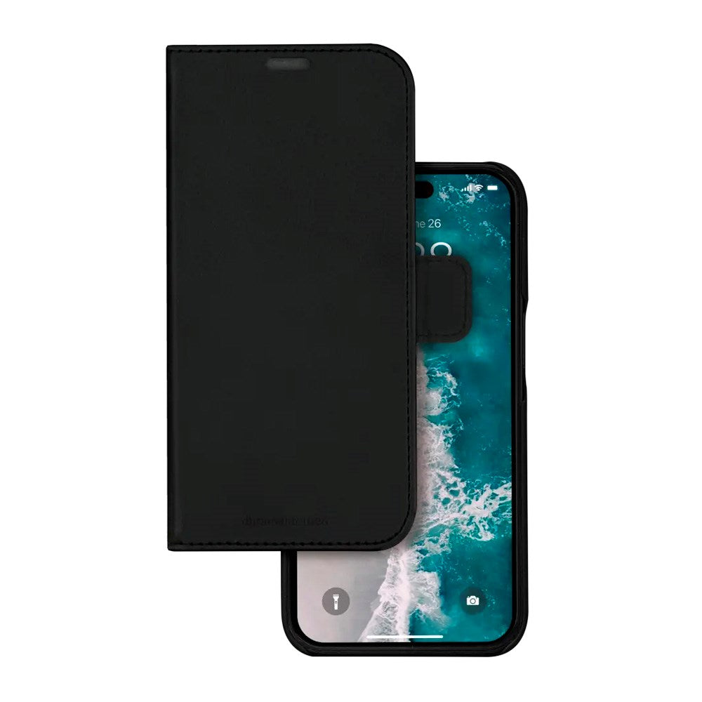 iPhone 17e / 16e / 15 / 14 / 13 dbramante1928 Stockholm 2-i-1 Flip Cover - Sort