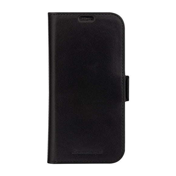 iPhone 15 Pro dbramante1928 Copenhagen Slim Ægte Læder Cover m. Pung - Black