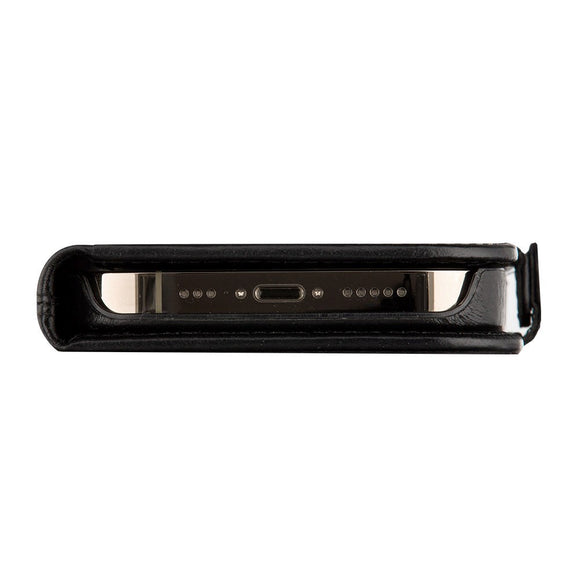 iPhone 15 Pro dbramante1928 Lynge Ægte Læder Magnet Cover - Black