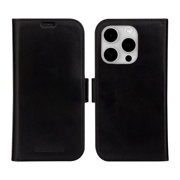 iPhone 15 Pro dbramante1928 Lynge Ægte Læder Magnet Cover - Black