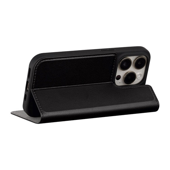 iPhone 15 Pro dbramante1928 Oslo Ultra-Slim Læder Cover m. Pung - Black