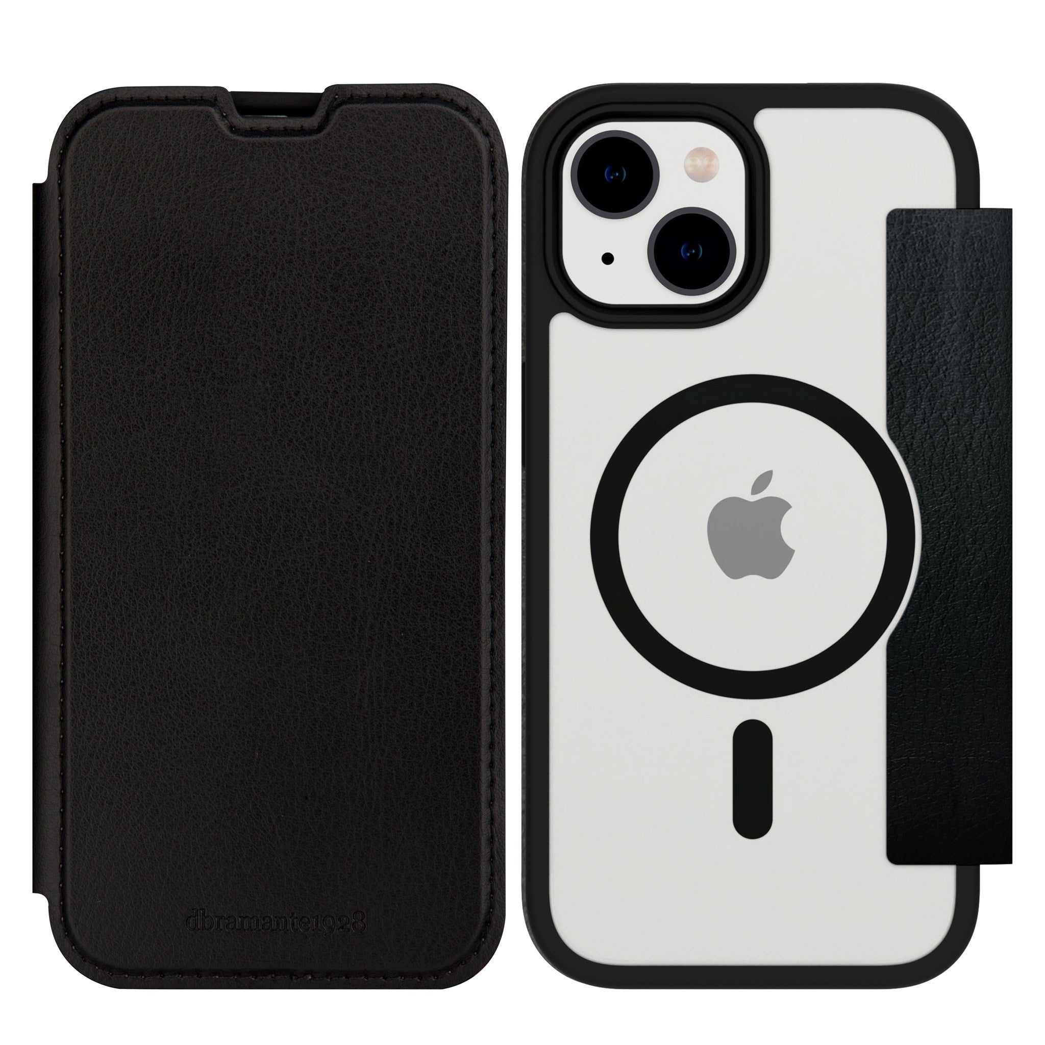 iPhone 15 dbramante1928 Helsinki Cover - MagSafe Kompatibel - Sort / Gennemsigtig