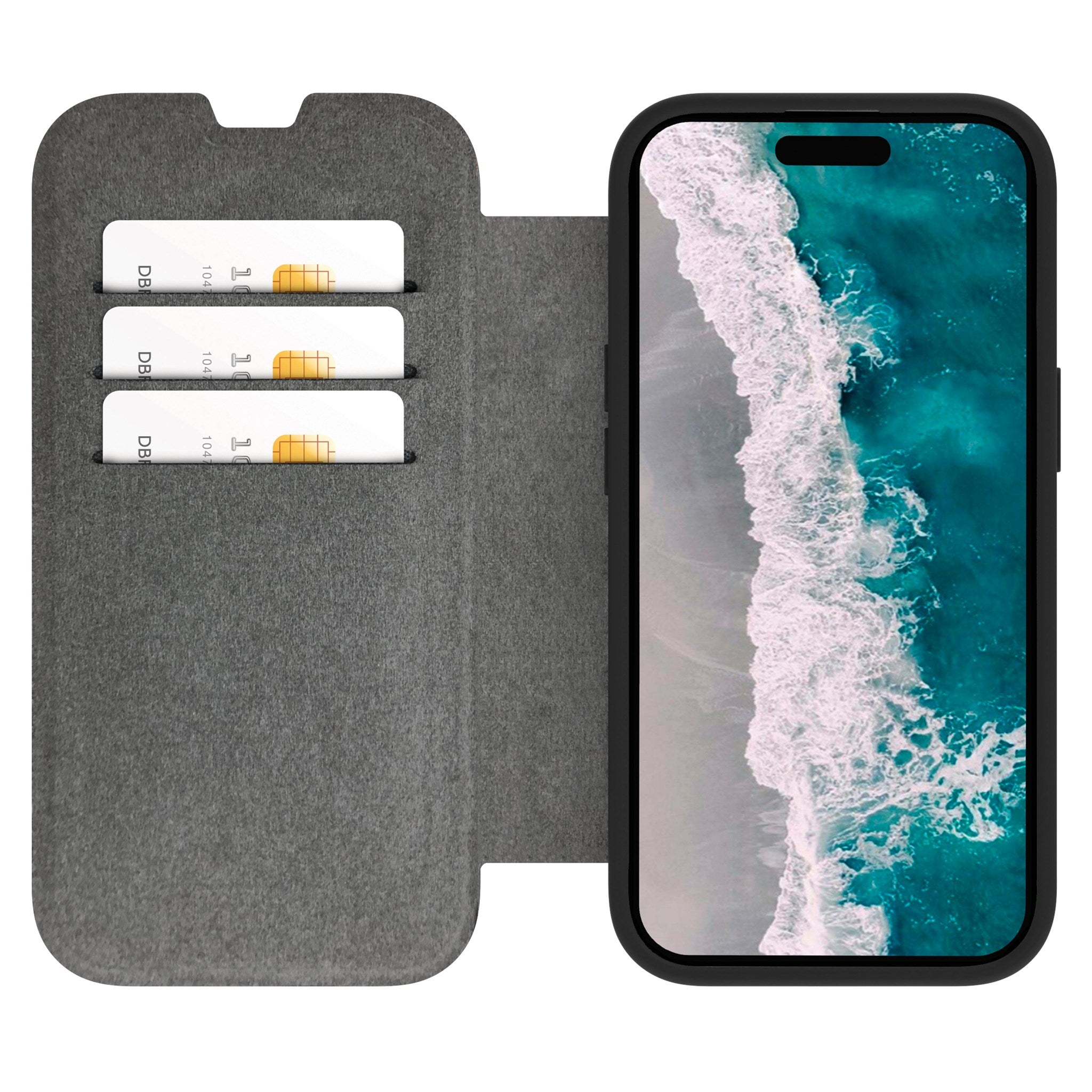 iPhone 15 dbramante1928 Helsinki Cover - MagSafe Kompatibel - Sort / Gennemsigtig