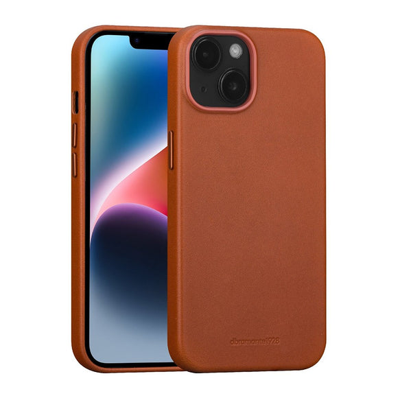 Dbramante1928 iPhone 14 / 13 Roskilde Cover - 100% Ægte Læder - MagSafe Kompatibel - Tan