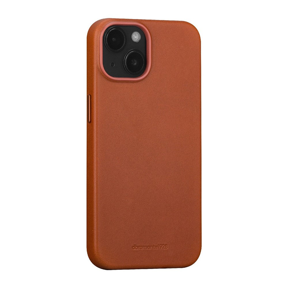 Dbramante1928 iPhone 14 / 13 Roskilde Cover - 100% Ægte Læder - MagSafe Kompatibel - Tan