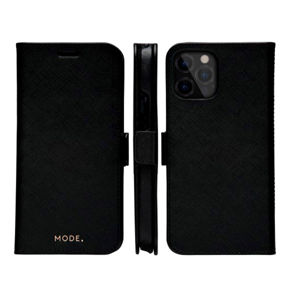 dbramante1928 Mode New York iPhone 12 Pro Max Magnetisk Læder Cover m. Pung - Night Black