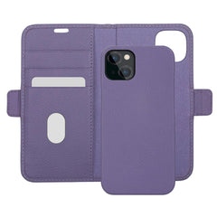iPhone 13 dbramante1928 New York Magnetisk Ægte Læder Cover m. Pung - Daybreak Purple