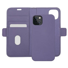 iPhone 13 Mini dbramante1928 New York Magnetisk Ægte Læder Cover m. Pung - Daybreak Purple
