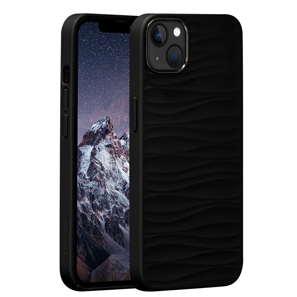 dbramante1928 iPhone 14 Plus Dune Cover - 100% Genbrugsplast - Sort