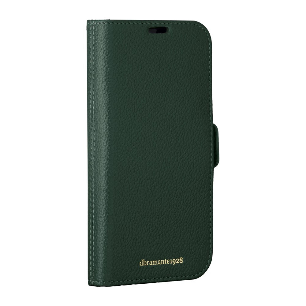 iPhone 15 Pro Max dbramante1928 New York 2-i-1 Ægte Læder Flip Cover - Evergreen