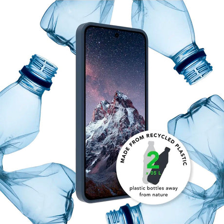 dbramante1928 Samsung Galaxy S24+ (Plus) Greenland Cover - 100% Genbrugsplast - Pacific Blue