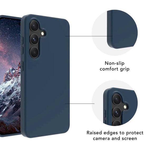 dbramante1928 Samsung Galaxy S24+ (Plus) Greenland Cover - 100% Genbrugsplast - Pacific Blue
