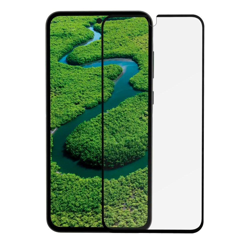 Samsung Galaxy A55 (5G) dbramante1928 Eco-Shield Skærmbeskyttelse m. Monteringsramme - Sort Kant