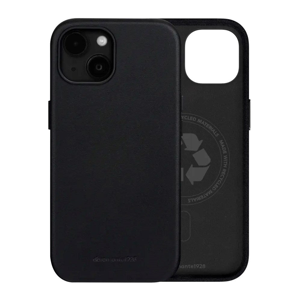 iPhone 17e / 16e / 15 / 14 / 13 dbramante1928 Roskilde Ægte Læder Cover - MagSafe Kompatibel - Black