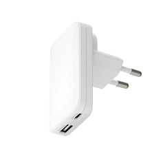 dbramante1928 Slim Vægoplader m. 1x USB-C 20W & 1x USB-A 18W - Hvid