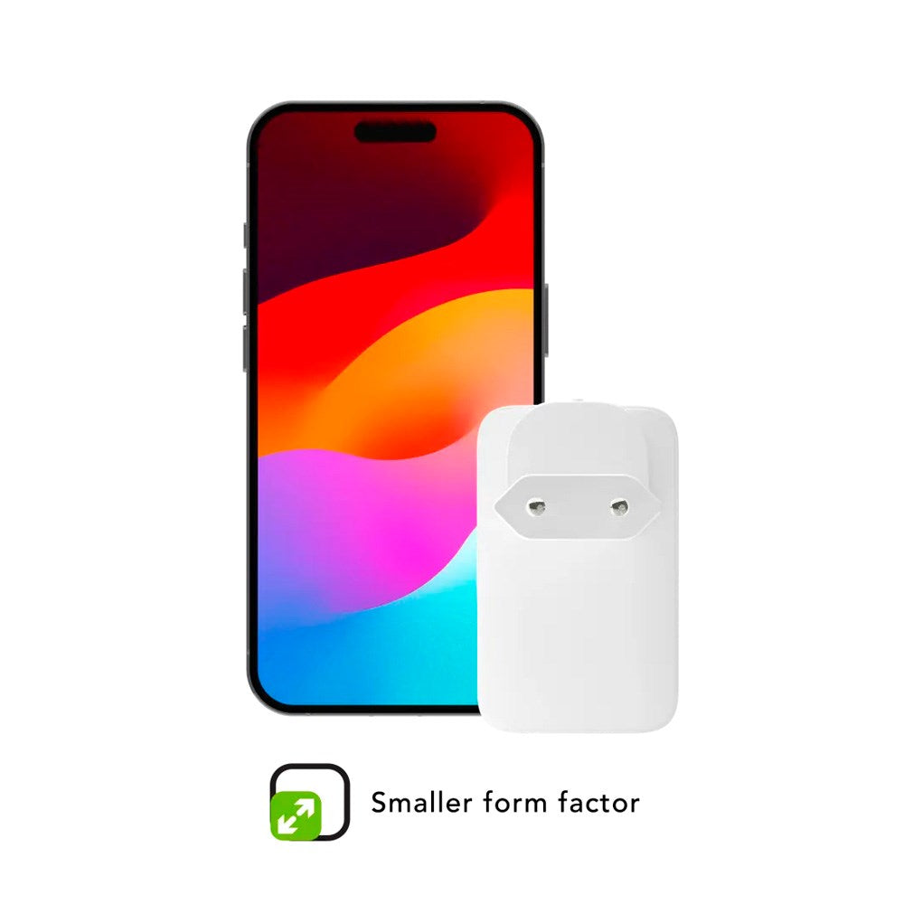 dbramante1928 Slim Vægoplader m. 1x USB-C 20W & 1x USB-A 18W - Hvid