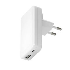 dbramante1928 Slim Vægoplader m. 1x USB-C 45W & 1x USB-A 30W - Hvid