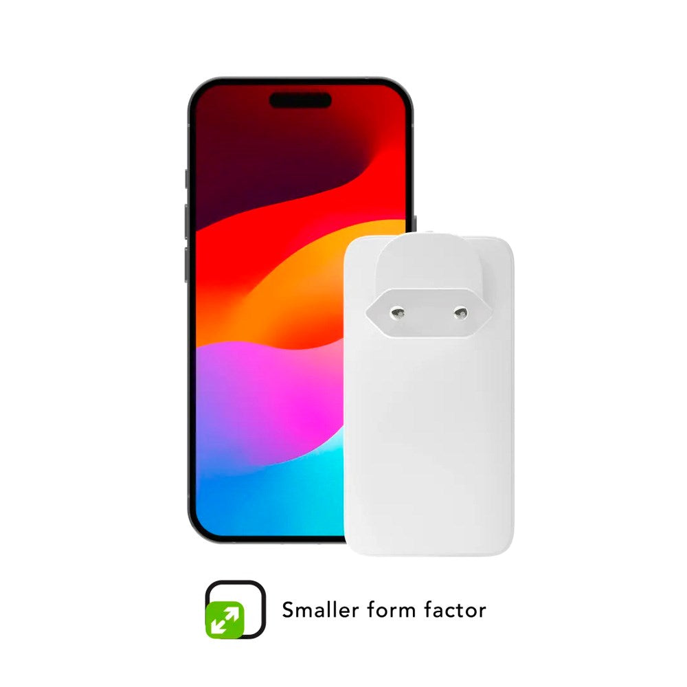 dbramante1928 Slim Vægoplader m. 1x USB-C 65W & 1x USB-A 30W - Hvid
