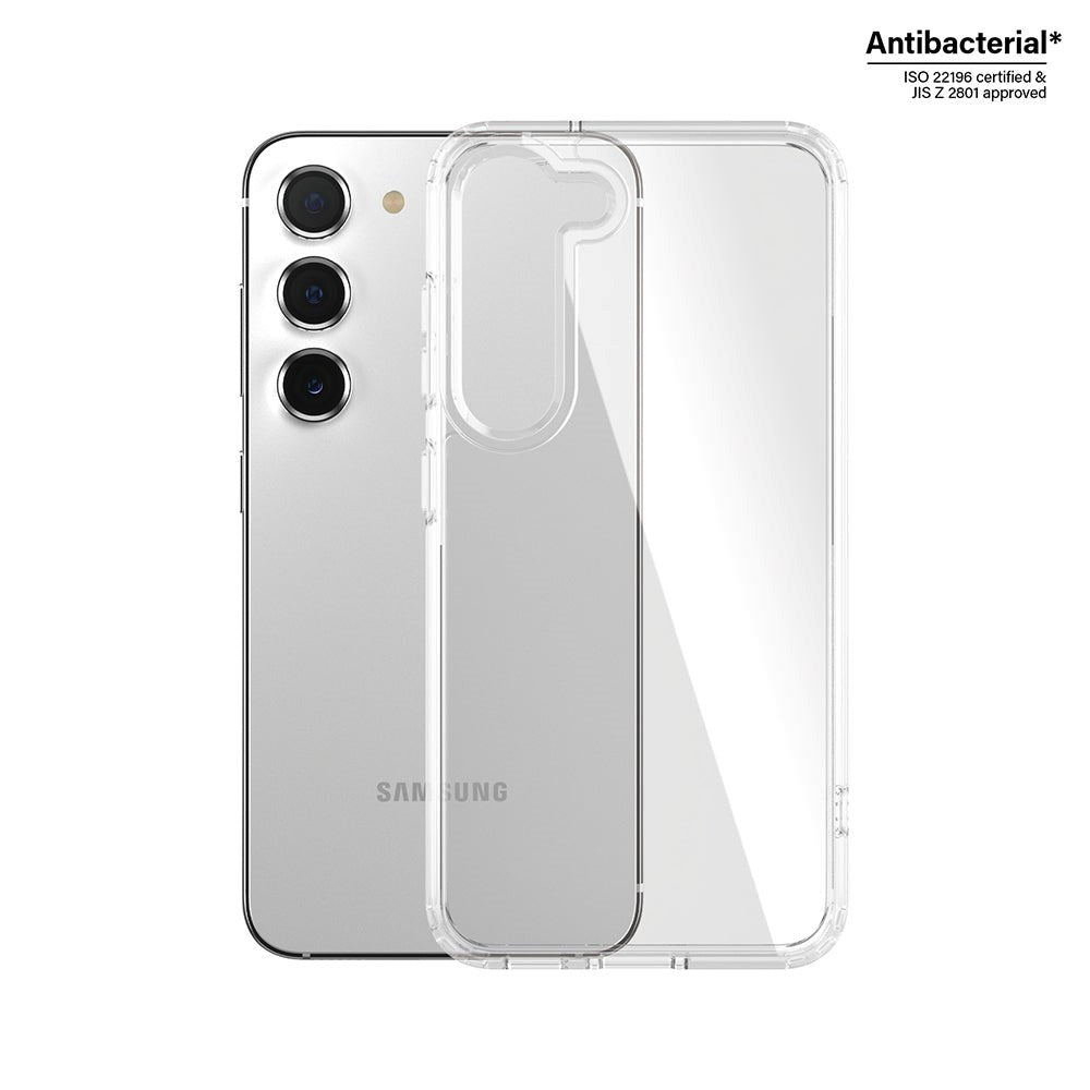 Samsung Galaxy S23 Cover PanzerGlass HardCase Antibakteriel - Gennemsigtig